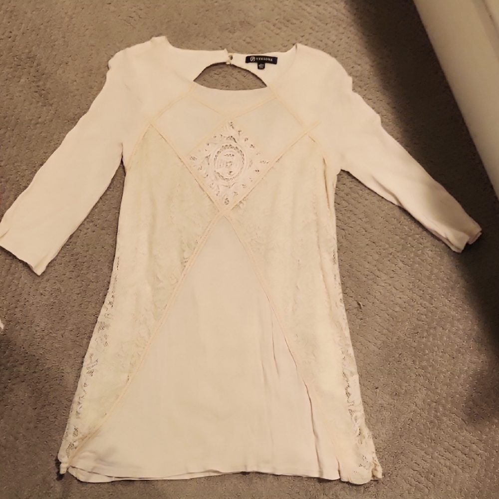Versona Lace Design Dress. Size L